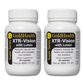 Twin Pack - XTR Vision with Lutein supplement product packaging