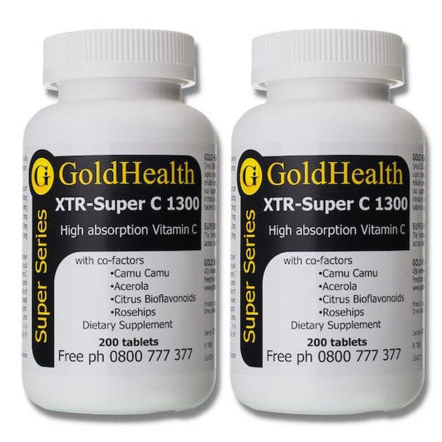 Twin Pack - XTR Super Vitamin C 1300 daily wellbeing supplement