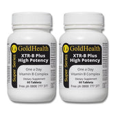Twin Pack - XTR-B Plus Vitamin B Complex mind sleep and energy support supplement