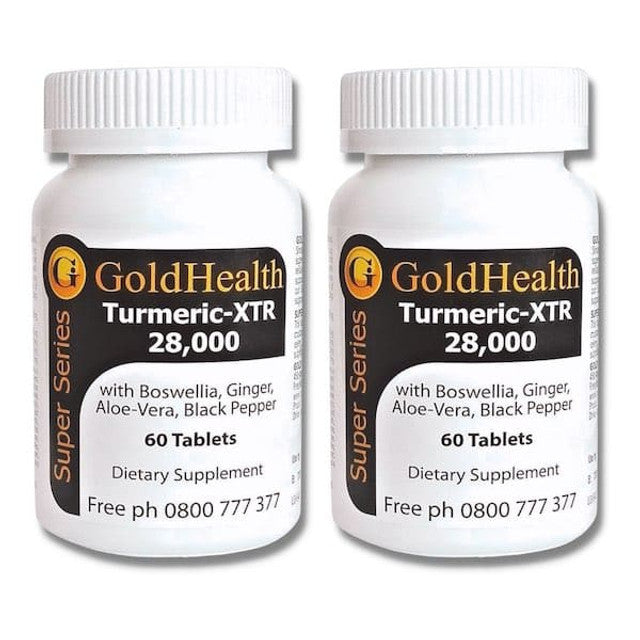 Twin Pack - Turmeric XTR 28,000 digestion and immune support supplement