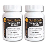 Twin Pack - Turmeric XTR 28,000 digestion and immune support supplement