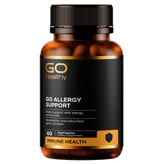 Allergy Support (Go Healthy NZ) supplement product packaging