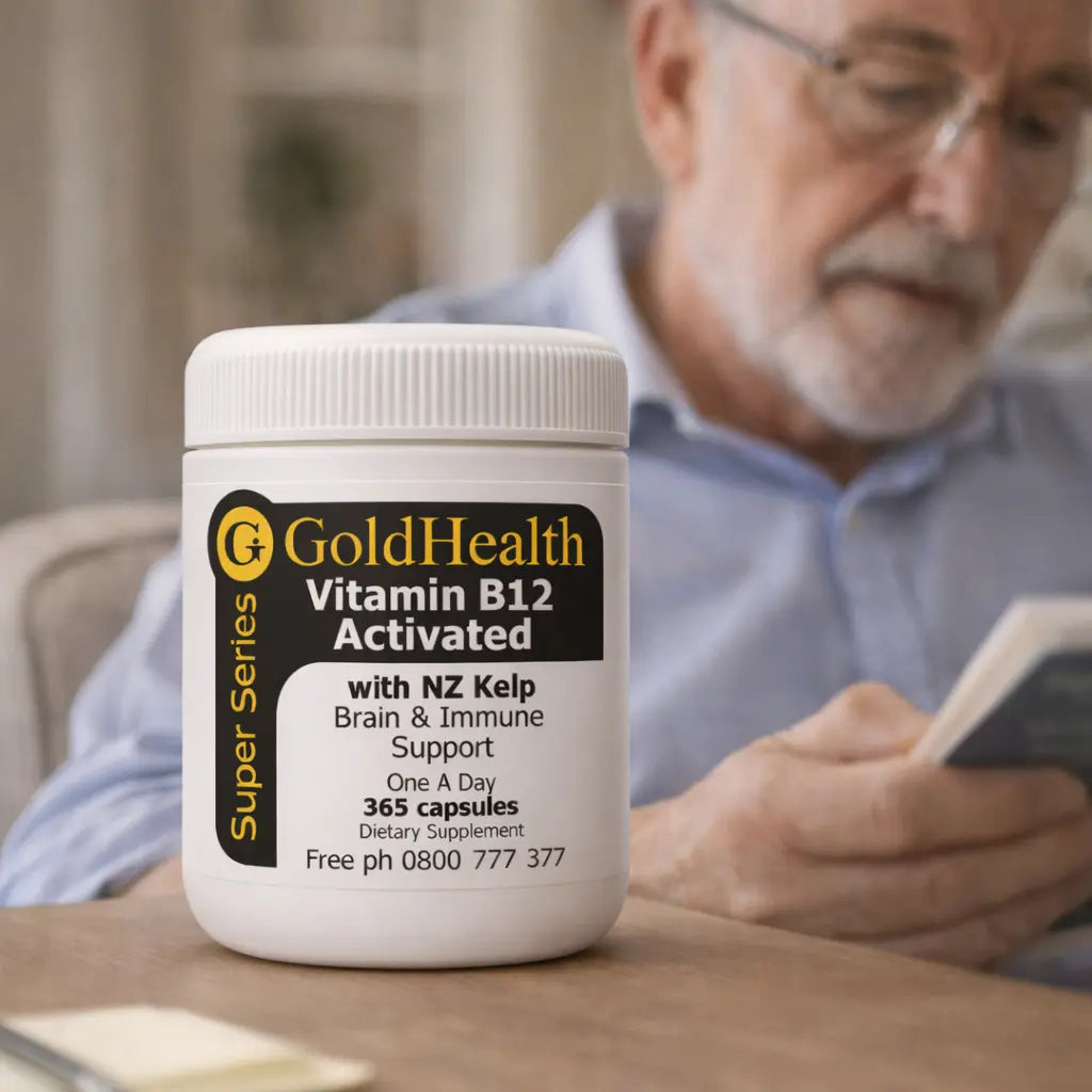 Activated Vitamin B12 with NZ Kelp B12reading product image