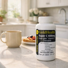 Super C 600 Chewable Vitamin C lifestyle image for everyday wellbeing