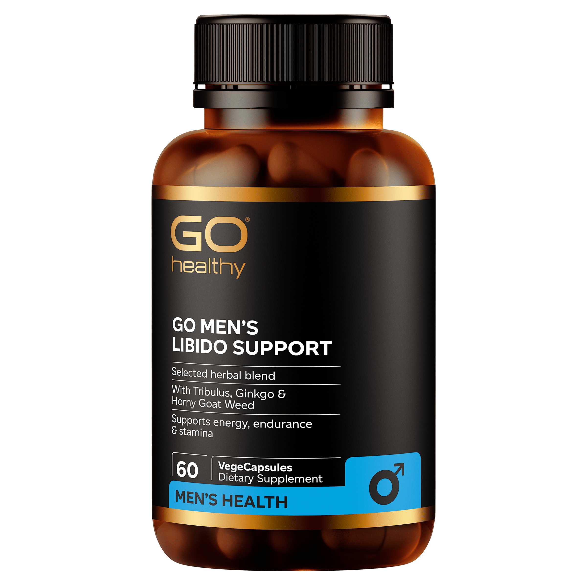 Go Libido Support (Go Healthy NZ) supplement bottle front view