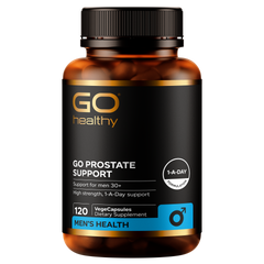 Prostate Support (Go Healthy NZ) supplement bottle front view