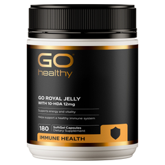 Royal Jelly 1000mg (Go Healthy NZ) supplement bottle front view