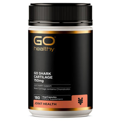 Shark Cartilage 750mg (Go Healthy NZ) supplement product packaging