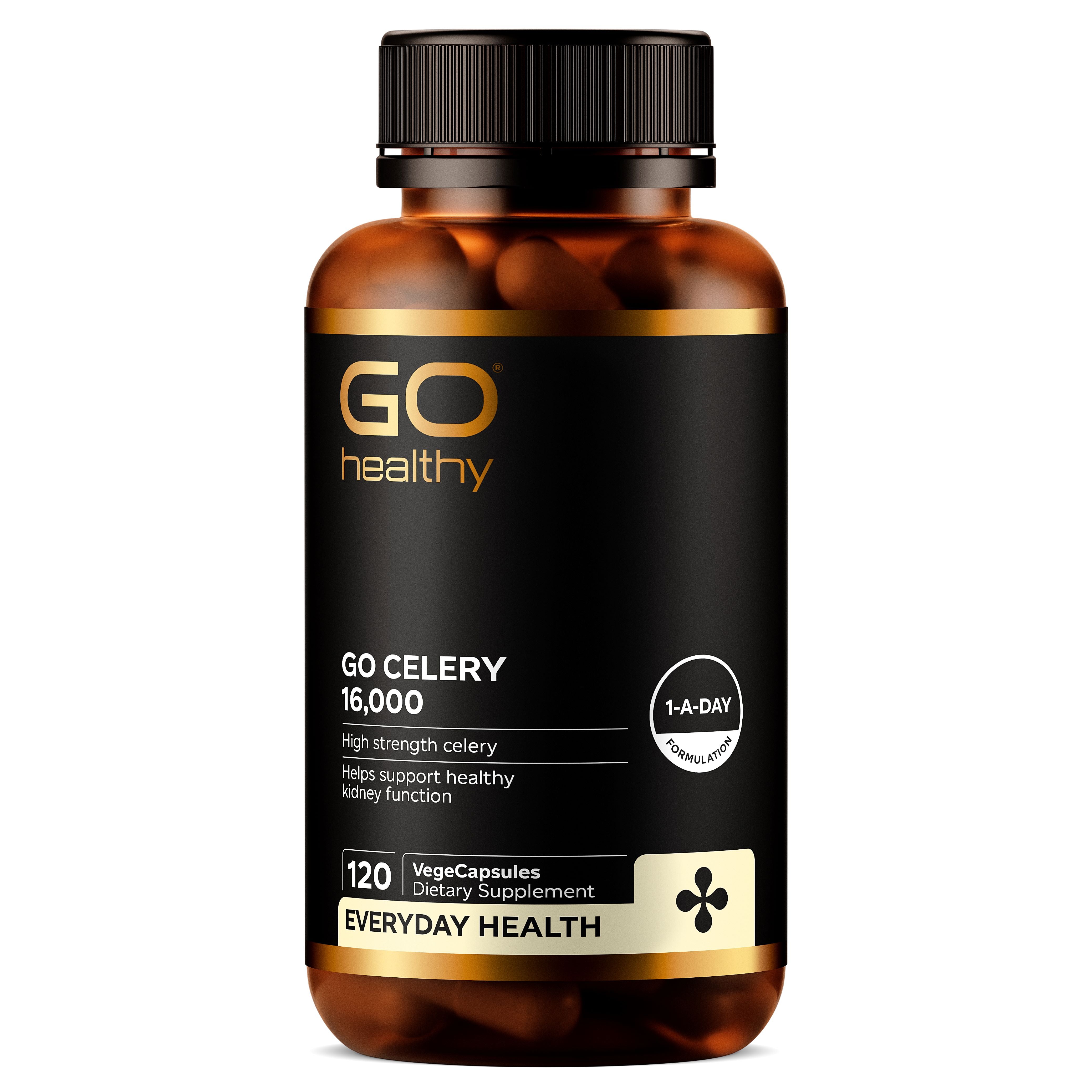 Celery 16000 (Go Healthy NZ) supplement product packaging