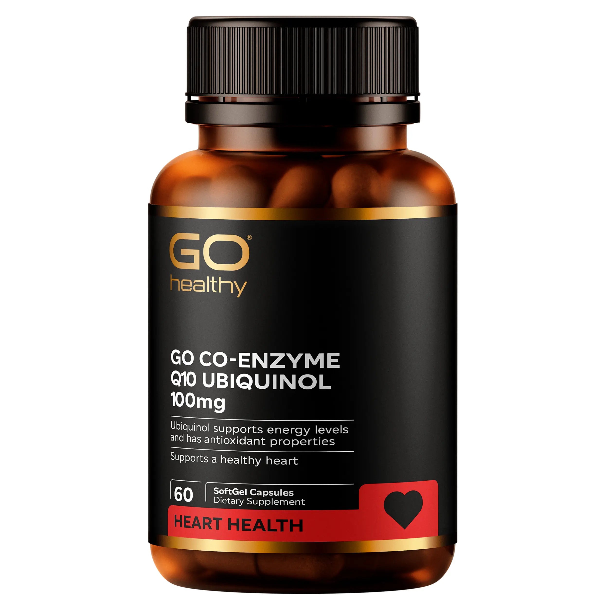 Co Enzyme Q10 Ubiquinol 100mg (Go Healthy NZ) | Gold Health