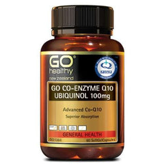 Co Enzyme Q10 Ubiquinol 100mg (Go Healthy NZ)