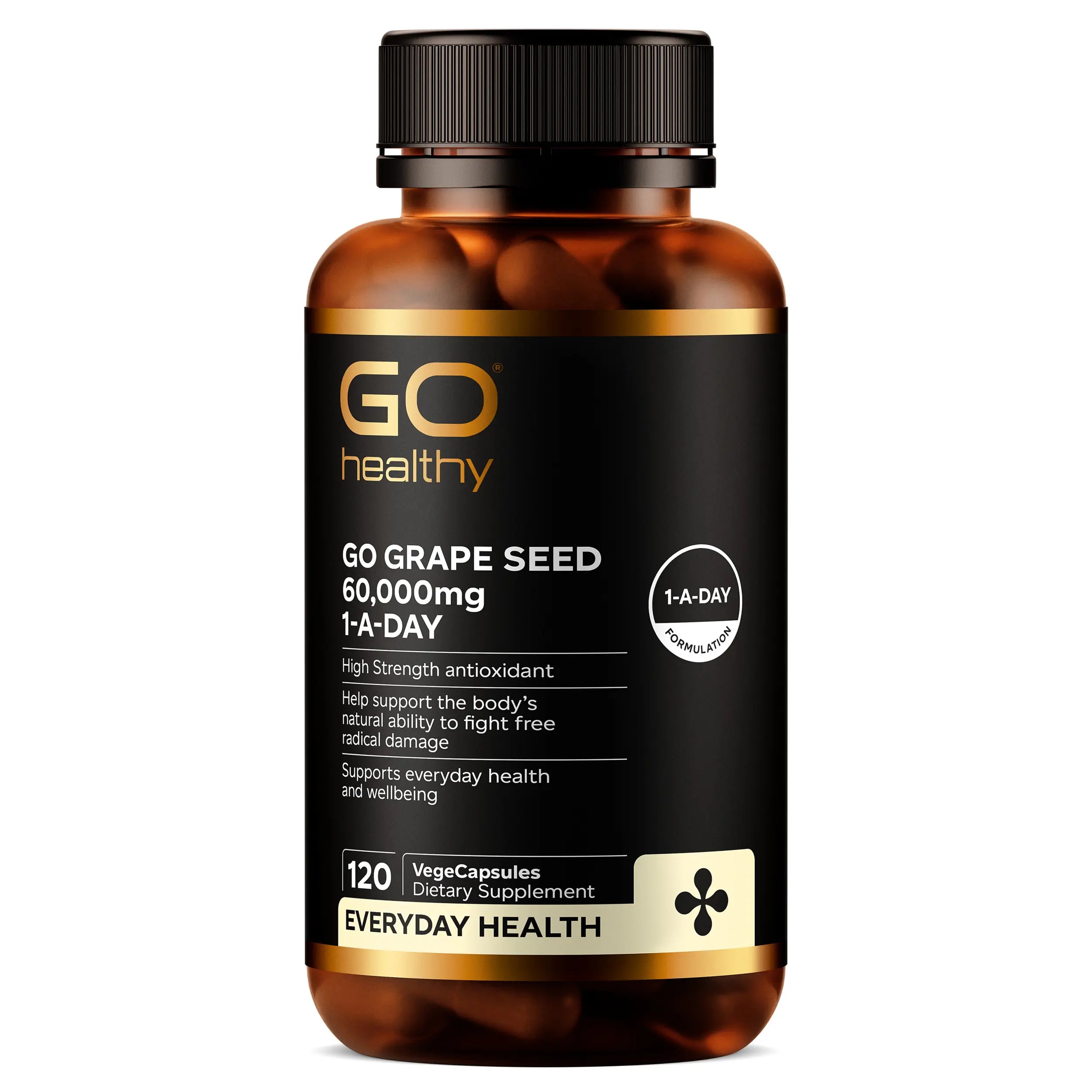Go healthy GO Grape Seed 60,000mg 1-a-day | Gold Health