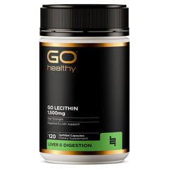 Lecithin 1500mg (Go Healthy NZ) supplement product packaging