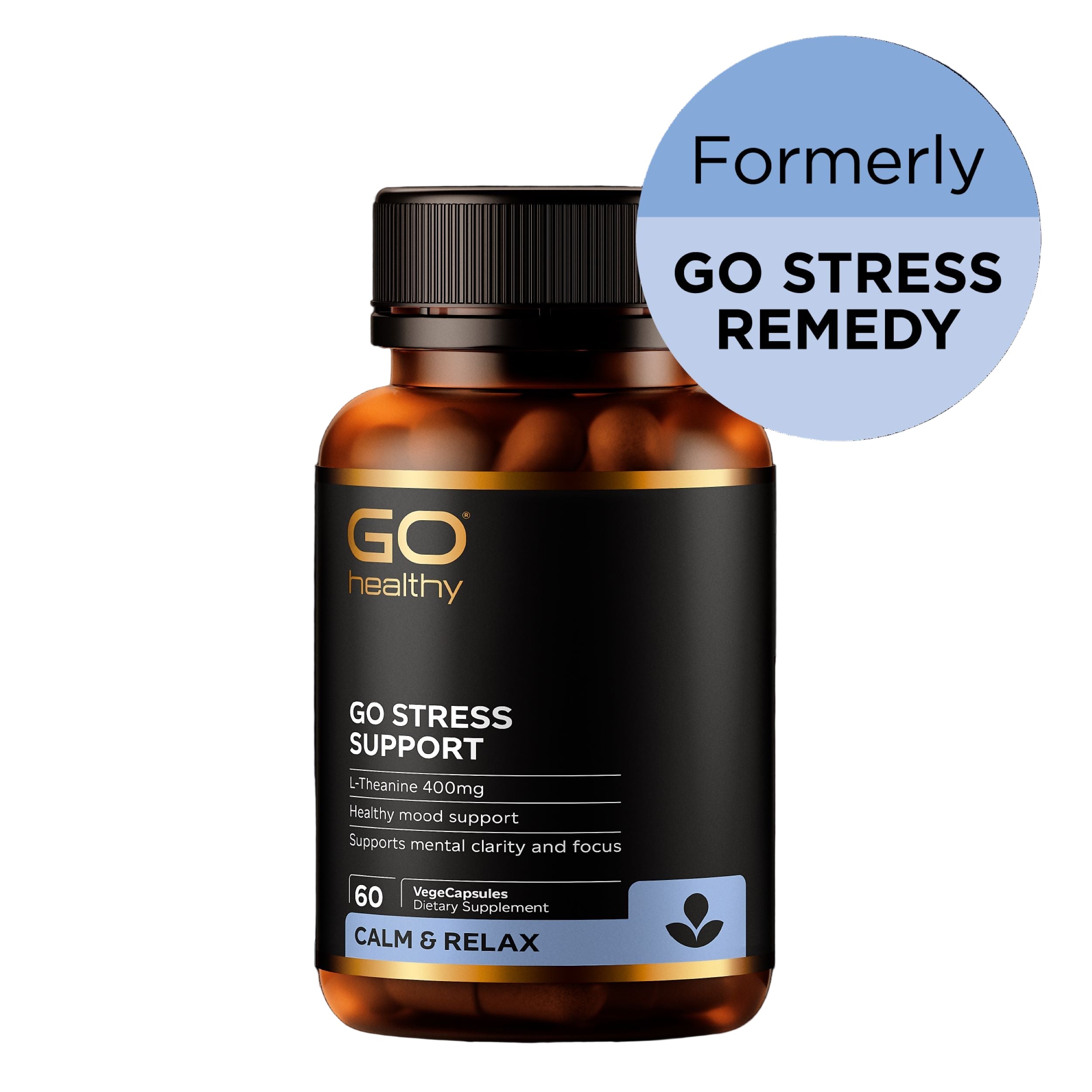 Go Stress Support (Go Healthy NZ) GO7513 GOStressSupport60s9421025565038 product image