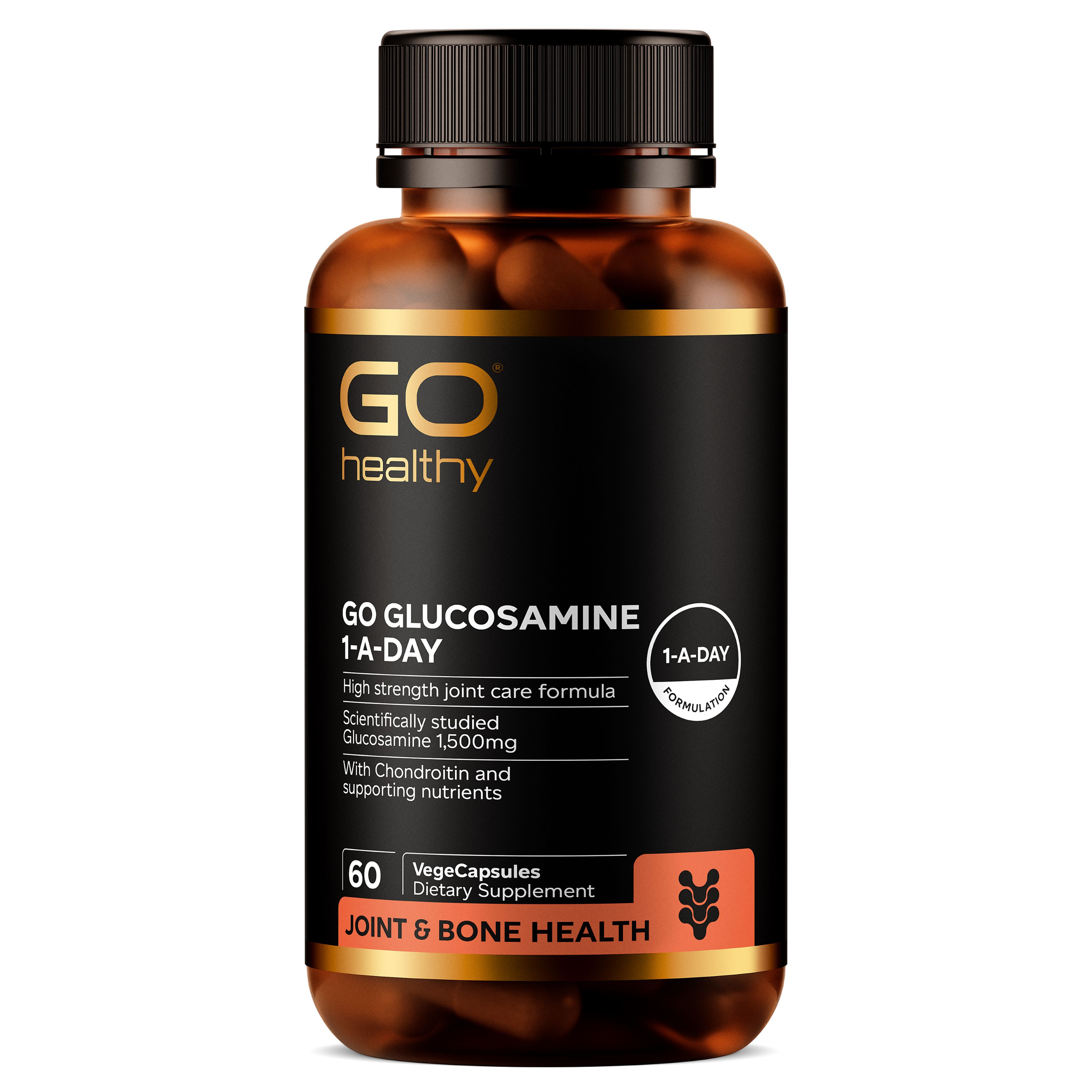 Glucosamine & Chondroitin ONE A DAY (Go Healthy NZ) third product image