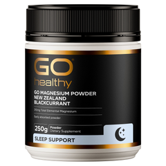 Magnesium Powder Blackcurrant (Go Healthy NZ) joint and muscle support supplement