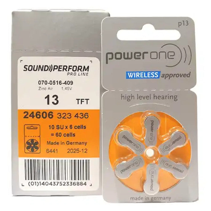 Power One Hearing Aid Batteries size 312 hearing aid battery pack