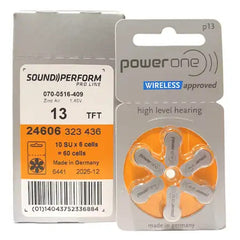 Power One Hearing Aid Batteries size 312 hearing aid battery pack