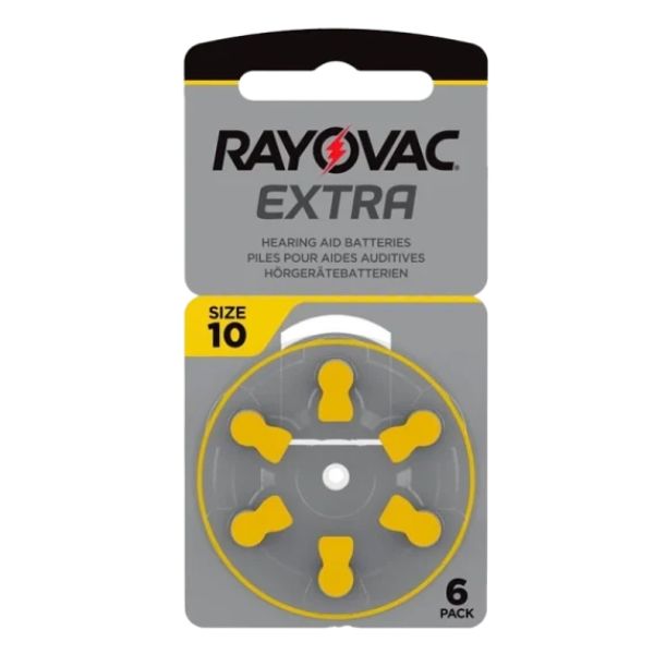 Rayovac Hearing Aid Batteries size 10 hearing aid battery pack