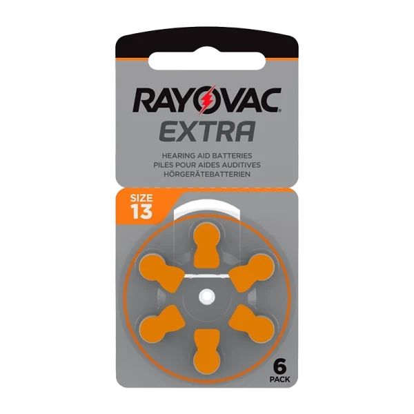Rayovac Hearing Aid Batteries size 13 hearing aid battery pack