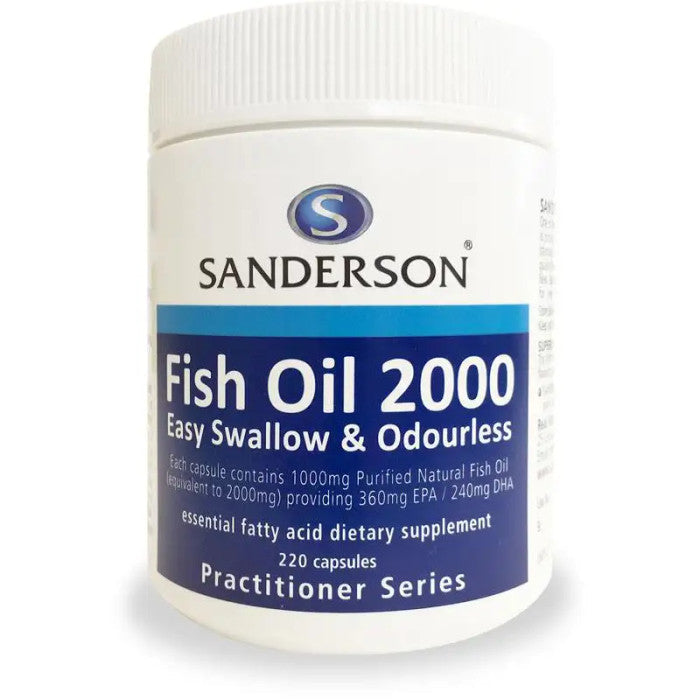 Fish Oil 2000 (Sandersons) heart and circulation support supplement