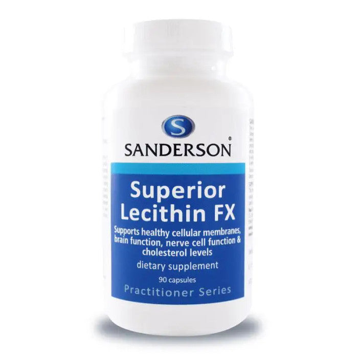 Lecithin Superior FX (Sandersons) supplement product packaging