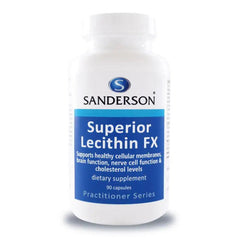 Lecithin Superior FX (Sandersons) supplement product packaging