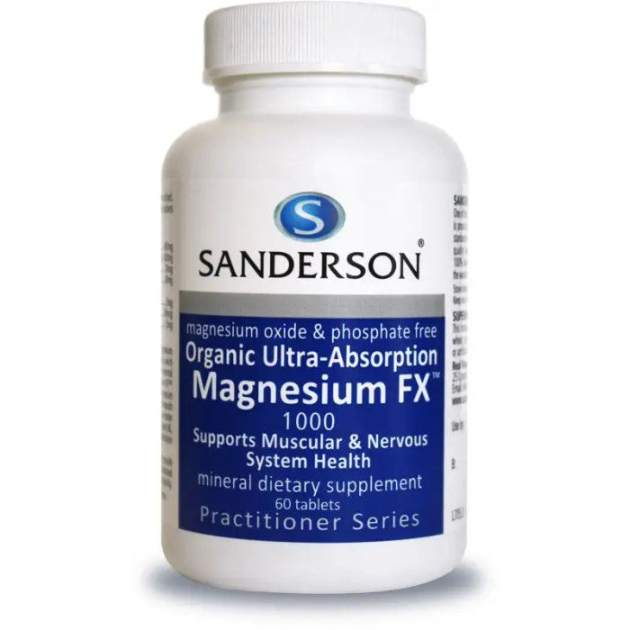 Magnesium FX Organic (Sandersons) joint and muscle support supplement