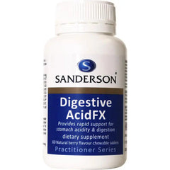 Digestive Acid FX (Sandersons) supplement product packaging