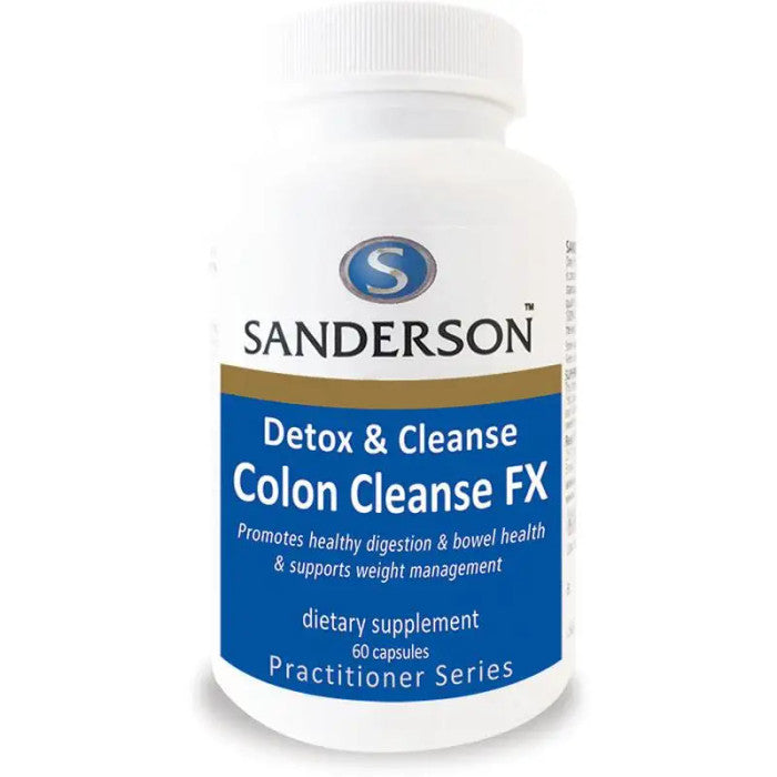 Colon Cleanse FX (Sanderson) supplement product packaging