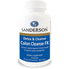 Colon Cleanse FX (Sanderson) supplement product packaging