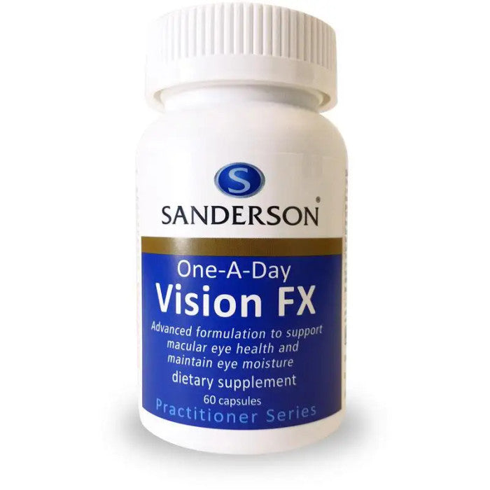 Vision FX (Sandersons) supplement product packaging