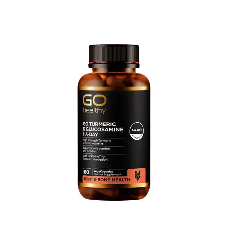 Go Healthy Go Turmeric & Glucosamine 1-A-Day | Gold Health