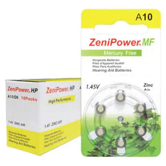 Zenipower Hearing Aid Batteries size 10 hearing aid battery pack