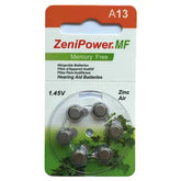 Zenipower Hearing Aid Batteries size 13 hearing aid battery pack