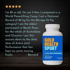 GOLD HEALTH SPORT Complete Join and Muscle Care - Full Pack