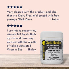 Activated Vitamin B12 with NZ Kelp