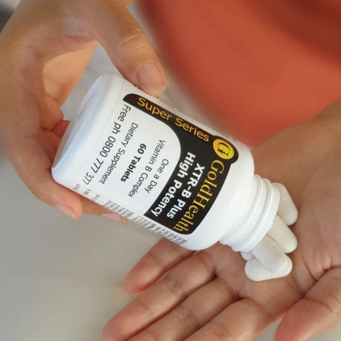 AM/PM Pack - XTR B Plus and Super Sleep for Senior Combo capsules and product packaging