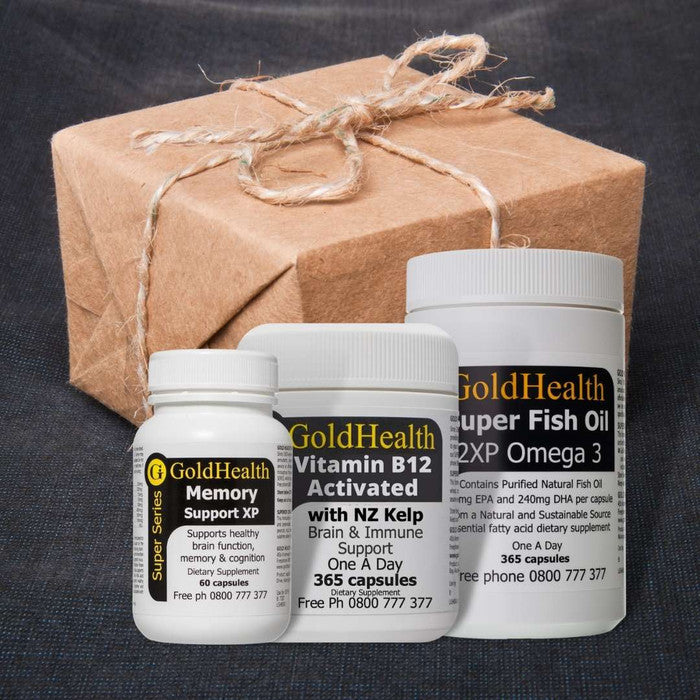 Brain Pack - Fish Oil + Vitamin B12 + Memory Support XP brain pack3 product image