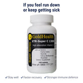 XTR Super Vitamin C 1300 daily wellbeing supplement