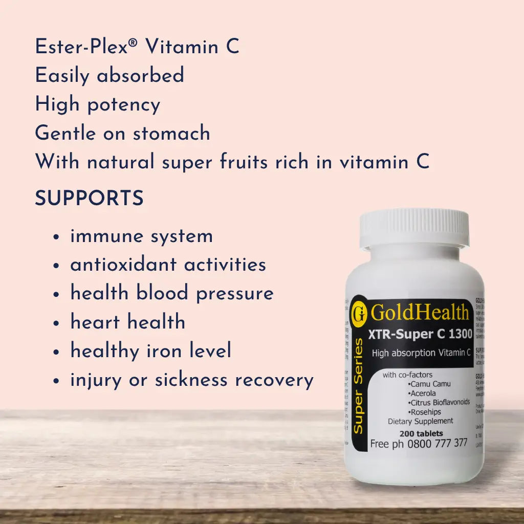 XTR Super Vitamin C 1300 features and benefits overview