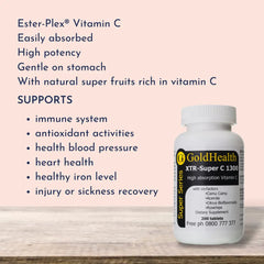 XTR Super Vitamin C 1300 features and benefits overview