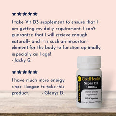 Super Vitamin D3 1000iu d3review product image