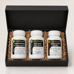 Digestion and Detox Health Pack - Probiotic + Prebiotic + Gut Protection