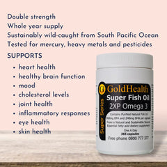 Super Fish Oil 2XP Omega 3 features and benefits overview