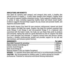 Flax Seed Oil Organic