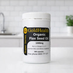 Flax Seed Oil Organic wellness pack and product bundle