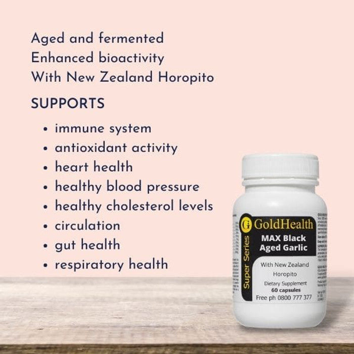 Immune Pack - Vitamin C + Black Garlic + Vitamin D3 garlic feature product image