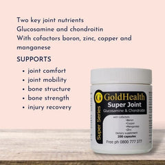 Twin Pack - Super Joint Glucosamine and Chondroitin features and benefits overview
