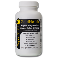 Super Magnesium 1000 Relaxation and Sleep joint and muscle support supplement
